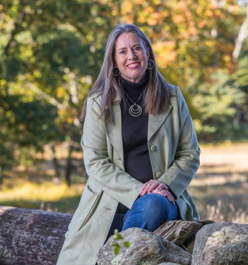Liz on a tree cropped brand and marketing expert and strategist